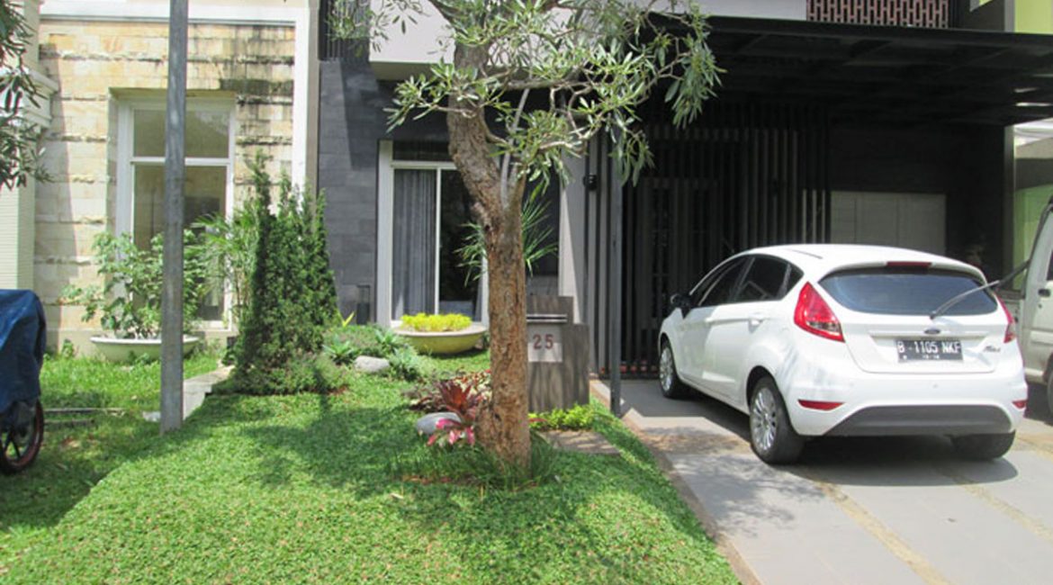 Pembuatan Taman di Perumahan Alam Sutera, Tangerang